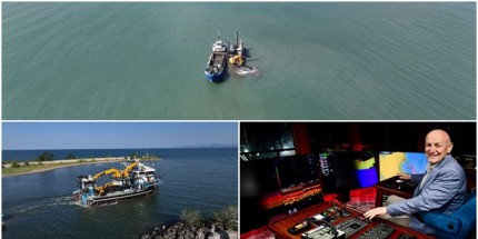 Terme Limanı'nda Kum Temizliği Çalışmaları Başladı